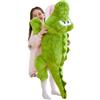 IKASA Coccodrillo Giganti Peluche Giocattolo Morbido - Animali di Peluche Grandi Gigante Enormi Teneri Enorme Jumbo Morbidosi Bellissimi Animale Grasso - Regali per Bambini Ragazze (78cm, Verde)