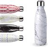 IBILI Borraccia termica a doppia parete marble 500 ml, acciaio inox 18/10, doppia parete, riutilizzabile
