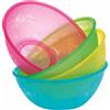 Nuby 4pz Scodella in Polipropilene per Bambino