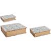 Bizzotto Scatola-Libro Egle Set 3 pezzi