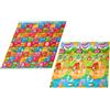 Globo Tappetone Double Face 200 x 160 cm Tappeto Gioco