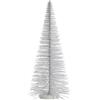 Christmas Decoration Alberello di Natale Bianco Glitterato 50cm