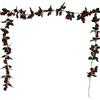 Christmas Decoration Ghirlanda Natalizia con Bacche Rosse 280cm