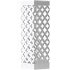 aTe Casa Portaombrelli Quadrato 15x15x49 Bianco