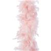 Christmas Decoration Filo Decorativo Natalizio Boa in Piuma 184cm Rosa