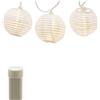Christmas Decoration Catena 20 Lanterne Led Bianco