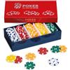 Set da poker Fiches da poker Giochi da casinò Fiches da casinò Monte Carlo  - Abito in acrilico argilla 14 grammi Texas Holdem BlackJack Fiches da gioco  (Color : $50+$100+$500+$1000+$5000) : : Giochi e giocattoli