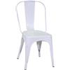 Home Living Sedia in Metallo Bristol Singola Bianco