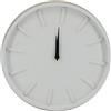 Home Living Orologio in Legno Bianco Tondo