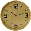 Home Living Orologio Tondo Legno Naturale 50 cm