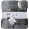 Christmas Decoration Coperta Grigia in Pile