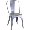 Home Living Sedia in Metallo Bristol Singola Grigio