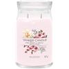 YANKEE CANDLE - Smoked Vanilla & Cashmere - Candela Signature Profumata In  Giara Grande 567 G