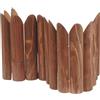 Verdemax Bordo Ornamentale in Legno & Mezzo Tronchetto & 1,2x(h)0,3mt