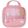 Nuvita Beauty Set Neonato con Forbici, Spazzola, Pettine, Taglia Unghie - Cool Pink