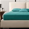 Preziosa Luxury Home Completo Letto Perlier Singolo Tinta Unita in Cotone - Ottanio