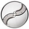 Dito Sama Disco Taglio a Fette Ondulate 6 mm per Tagliaverdure Dito Sama