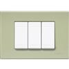 BTICINO Placca Living quadra 3 mod verde tè - N4803VE