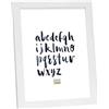 Deknudt Frames S44CF1-18.0X24.0 - Portafoto Basic in Legno e MDF, 18 x 24 cm, Colore: Bianco