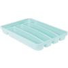 Gimel Range Posate in plastica, gamma Bonjour-Bonjour L 32 cm l 22,5 cm H 4,5 cm, Verde