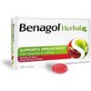 Reckitt benckiser Benagol Herbal Supporto Immunitario Integratore Gusto Menta e Ciliegia 24 Pastiglie