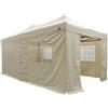 All Seasons Gazebos: Gazebo pop-up 3x6m completamente impermeabile con 4 pareti laterali Premium - Beige