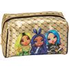 Franco Cosimo Panini RAINBOW HIGH - Borsetta Bambina Utilizzabile come Beauty Case da Viaggio Porta Trucchi e Portaoggetti - Pochette Morbida con Logo, Chiusura Zip e Manico in Webbing con Lurex, Regali Natale 20x12Hx9 cm