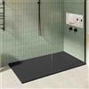 KOES - Piatto Doccia in Resina Serie OBI - 100x140 - Nero RAL 9005