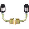 D-TECH Piantone supporto per girofari,Montaggio Supporto per Trattore Luce Lampeggiante,staffa di installazione per Luce Stroboscopica Lampeggiante,on cappuccio impermeabile e cavo,Universale(2 pezzi)