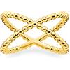 Thomas Sabo anello da donna palline oro argento sterling 925, placcatura giallo 750 TR2152-413-39