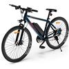 Eleglide Bicicletta elettrica adulti M1, mountain bike elettrica 27,5, Batteria 7,5 Ah,Trazione Anteriore e Posteriore Shimano - 21 Velocità