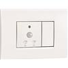 VEMER VE791100 SENS IR DUO - Rilevatore di Movimento Crepuscolare da Interno, Sensore di Movimento a Infrarossi, Installazione su Scatola da Incasso, Bianco