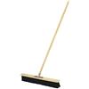 FOFO' Fercasashop - Scopa industriale coccio di legno piumata completa di manico in legno spessore mm.28 cm.80