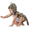 Dress Up America Costume da Leopardo per Neonati - Baby Animale Dress - Costume da Leopardo A Bolle di Bambino E Cappello