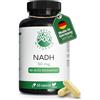 Green Naturals NADH 50 mg - 60 capsule - Vegan | Coenzima puro · Senza additivi · Scorta 2 mesi · Prodotto in Germania