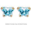 Inverness Orecchini 896-3 Farfalla Acquamarina 4mm