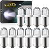 Qasim-lampadine 10pcs lampadina da 6V LED BA9S T4W BA9 53 53X 430 615 1889 1895 1893 64111 W6W 1SMD 20Lumens per cortesia Porta laterale spie Tronco Luce abbagliante, luce di lettura