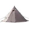 OneTigris Tenda a piramide per 4-6 persone - Tenda a colmo con asta, colonna d'acqua da 3000 mm, per esterni, campeggio, escursionismo, trekking