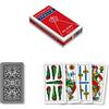 Dal Negro - Mazzo di carte Piacentine Italia, composto da 40 carte in cartoncino, ideali per giocare a scopa e briscola.