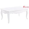 Bizzotto TAVOLO Tavolino da divano legno bianco 90x60 h40 sala shabby chic