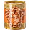Rosenthal Versace Rosenthal - Versace / Medusa Amplified - Orange Coin / vaso 18 cm / porcellana / arancione, oro - 12767-403760-26018