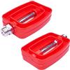 cyclingcolors pedali bicilette bambino bici bimbo 60x80mm nylon movimento 9/16 universale, Rosso
