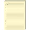 Quo Vadis - Ricambio Organizzatore - 8x12,5 cm - Carta Clairefontaine Avorio - Prodotto in Francia