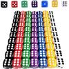 HUAZIZ 70 Pezzi Dadi 14mm Dadi da Gioco 6 Facce per Tenzi Farkle Giochi da Tavolo, 7 Colori