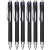 Uni-Ball Uni Ball penna rollerball nera Jetstream retrattile larga 1 mm, punta SXN-210 (confezione da 6)