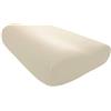 Edda Lux Federa adatta al Tempur Shape cuscino S, M e L, 50 x 31 cm, in morbido jersey di 100% cotone per guanciali da collo, Bianco Naturale