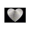 Wee Blue Coo Diamond Heart Silver Bling Art Wall Art Print Cuore Parete
