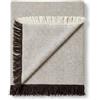 Martina Home Spiga Foulard Multiuso, 80% Cotone, 20% Poliestere, Ecru e Marrone, 130 x 180 cm