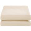 De Witte Lietaer Bumblebee Lussuoso Lenzuolo con Angoli in Percalle di Cotone, Cotone, Beige Sabbia, 160 x 200 x 30 cm