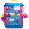 ARQUIVET Gabbia per piccoli roditori Gran Canaria - Casetta per criceti, topi, piccoli animali - Plastica resistente - Tre piani - 40 x 26 x 53 cm